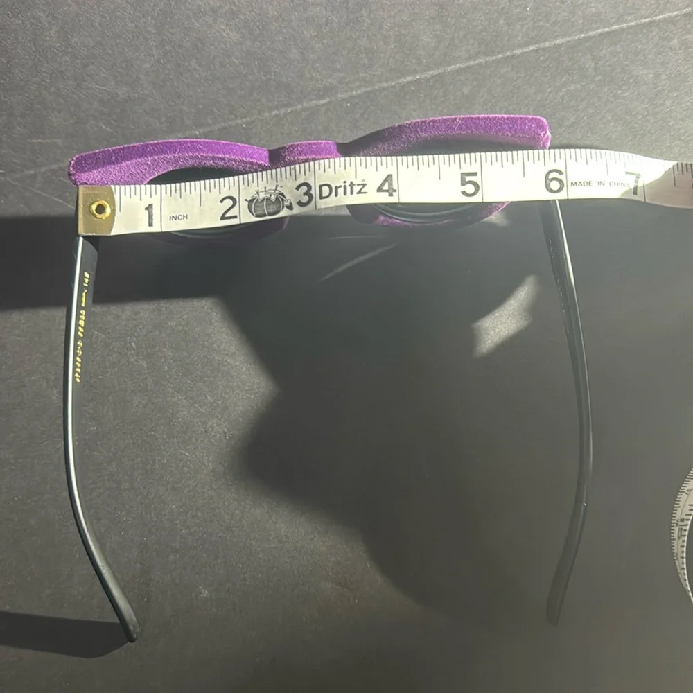 Purple Velvet Unisex Eyeglasses
